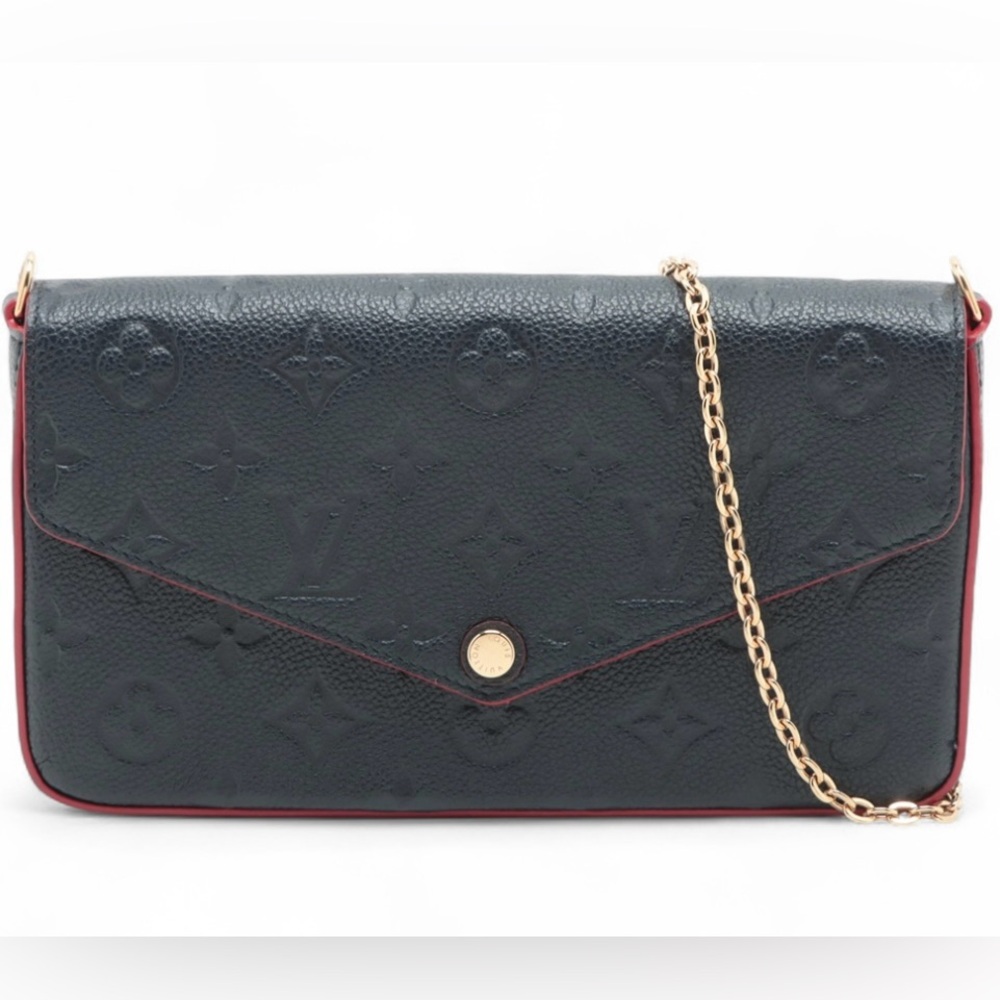 Louis Vuitton Pochette Felicie in Marine and Red - Picture 1 of 13